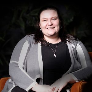 Patient med migrän Jennie